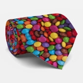 Cravate kawaii sucreries mignonnes couleurs arc-en-ciel ch (Roulé)