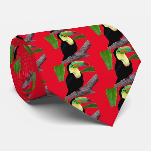 Cravate Keel-billed Toucan (Roulé)