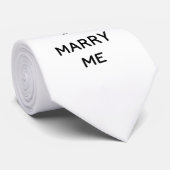 Cravate Keep Calm and Marry Me Diamond Ring (Roulé)