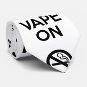 Cravate Keep Calm and Vape On ~ Self Motivational (Roulé)