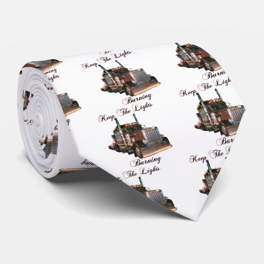 Cravate Keep the Lights (Roulé)