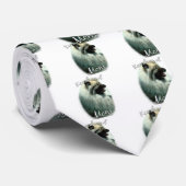 Cravate Keeshond Maman 2 (Roulé)