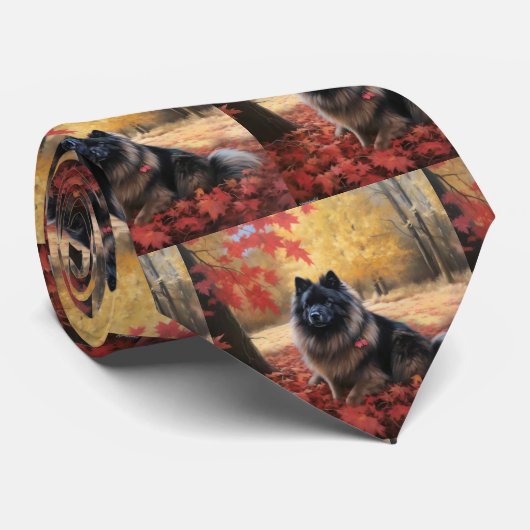 Cravate Keeshony en automne Leaves Fall Inspire (Roulé)
