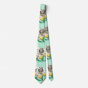 Cravate Keeshony in Tulips Peinture mignonne Original Chie