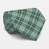 Cravate Kelly Tartan vert pâle (Roulé)