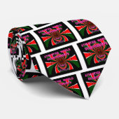 Cravate Kenya Sports sportifs internationaux (Roulé)