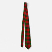 Cravate Kerr Clain Tartan Plaid Pattern (Dos)