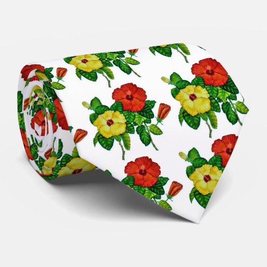 Cravate Ketmie hawaïenne (Roulé)