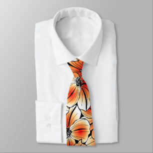 Cravate Ketmie orange