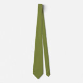 Cravate Khaki Green Solid (Devant)