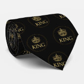 Cravate King and Crown Royal Emblem (Roulé)