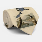 Cravate Kingfisher Belted des oiseaux d'Amérique d'Audubon (Roulé)