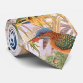 Cravate Kingfisher Birds Animaux sauvages Étang (Roulé)