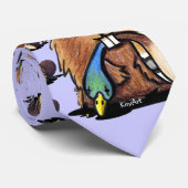 Cravate KiniArt Cute Beaver (Roulé)