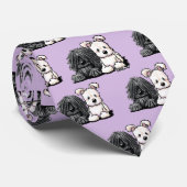 Cravate KiniArt Puli et Pumi (Roulé)