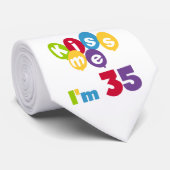 Cravate Kiss Me I'm 35 Anniversaire T-shirts et GIfts (Roulé)