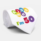 Cravate Kiss Me I'm 50 Anniversaire T-shirts et cadeaux (Roulé)