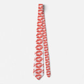 Cravate Kissing Red lips (Devant)