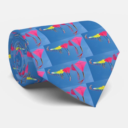 cravate "KITES VOL HAUT" (Roulé)