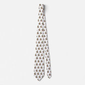 Cravate Kiwi de Noël cosy (Devant)