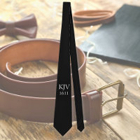 KJV 1611 Chrétien noir et blanc