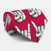 Cravate Klaxons de la bête (Roulé)