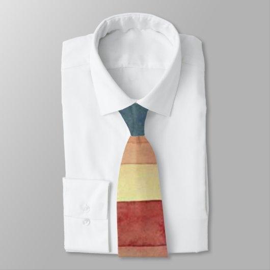 Cravate Klee - Architecture de la plaine (Attaché)