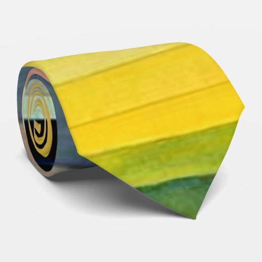 Cravate Klee - Architecture de la plaine (Roulé)