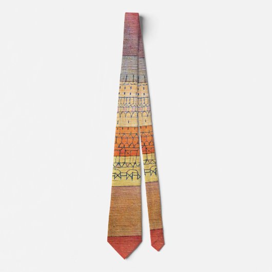 Cravate Klee - Architecture polyphonique (Devant)
