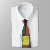Cravate Klee - Harmonie Abstraite des couleurs (Attaché)