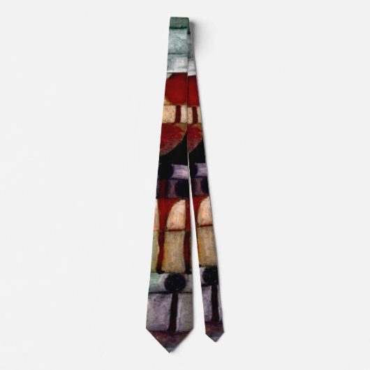 Cravate Klee - Kamel in Rhythmischer Baumlandschaft Klein, (Devant)