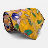 Cravate Klimt, Dame avec ventilateur (Roulé)