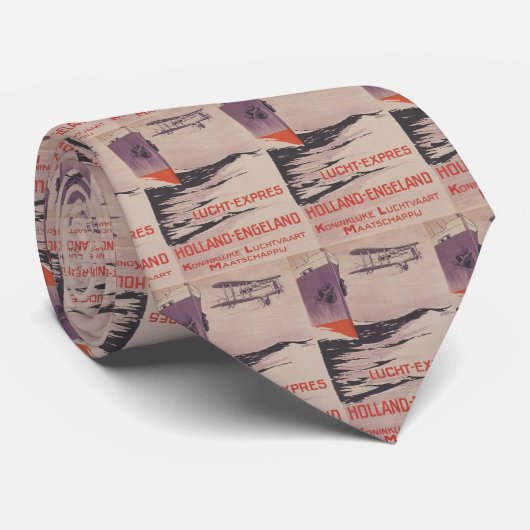 Cravate KLM Lucht-Express (Roulé)