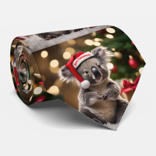 Cravate "Koala Kris Kringle : Noël en dessous"