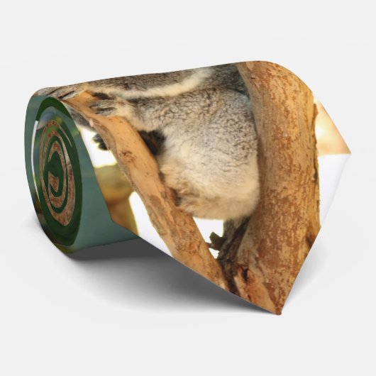 Cravate Koala-ours -3, (Roulé)