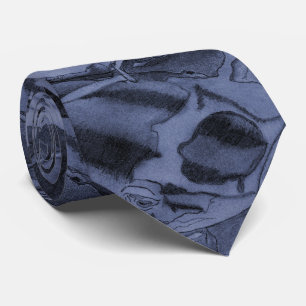 Cravate Koi (bleu)