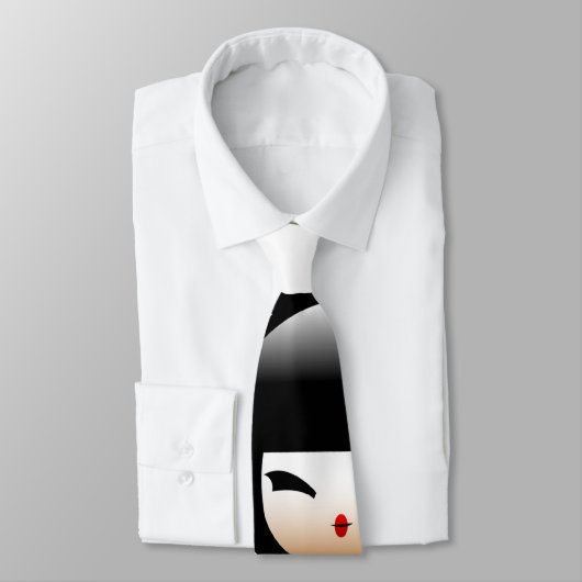 Cravate kokeshi-mickey (Attaché)