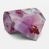 Cravate Konymoi "Lilac Orchid" (Roulé)
