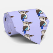 Cravate Kookaburra Bleu-à ailes (Roulé)