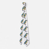 Cravate Kotare Kingfisher NZ BIRD (Dos)
