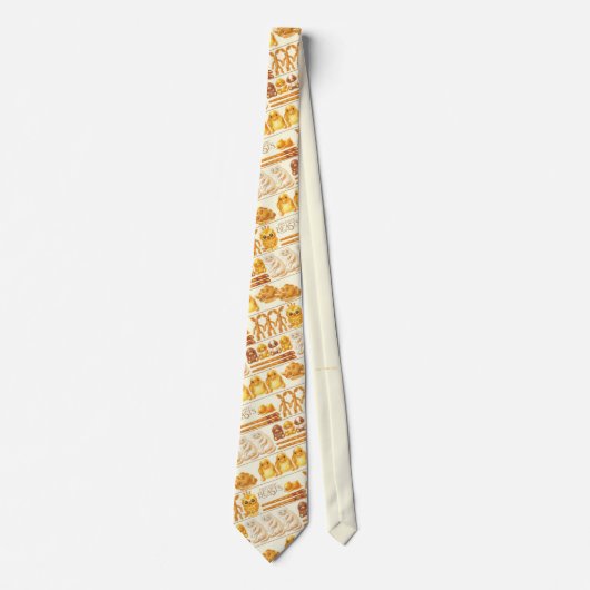Cravate Kowalski Bakery Rows of Traitements Motif (Devant)