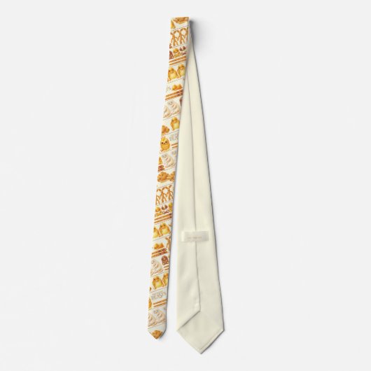 Cravate Kowalski Bakery Rows of Traitements Motif (Dos)