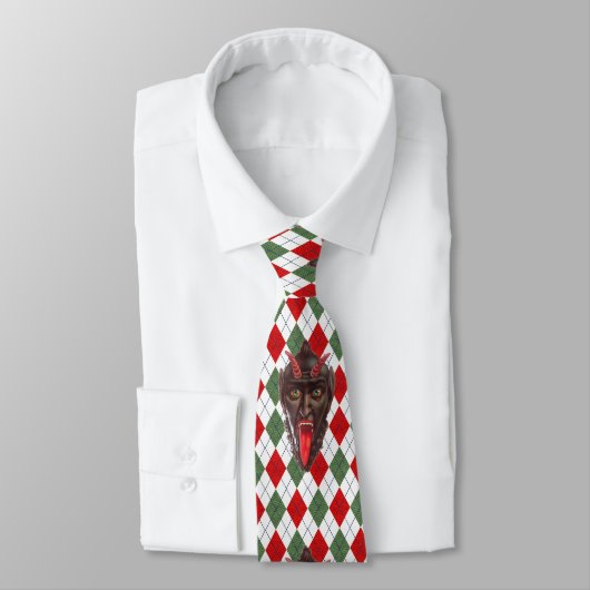 Cravate krampus de Noël (Attaché)