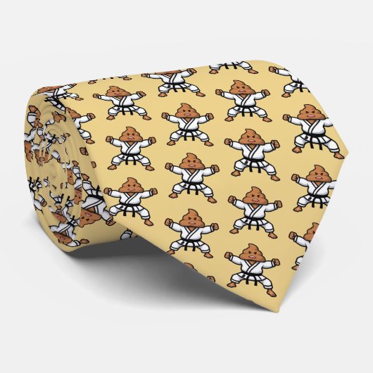 Cravate Kung Poo Karate (Roulé)