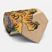 Cravate Kuniyoshi 1797-1861, tigre (Roulé)