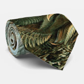 Cravate Kunstformen der Natur, Filicinae - Ernst Haeckel (Roulé)