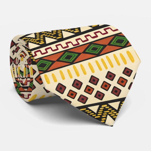 Cravate Kwanzaa Pattern (Roulé)