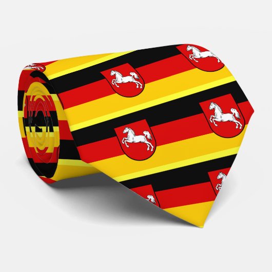 Cravate La basse-saxe (Allemagne) (Roulé)