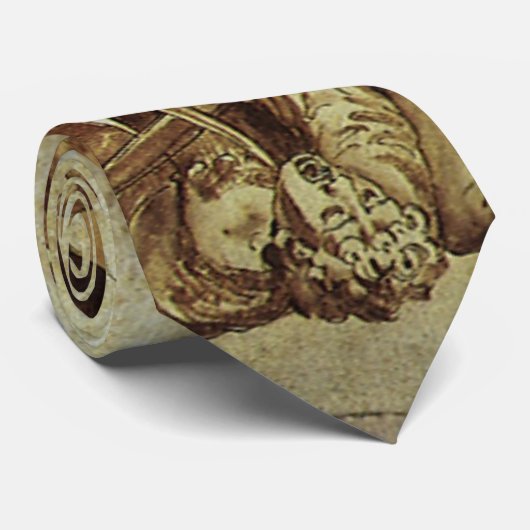 Cravate La bataille d'Anghiari de Léonard de Vinci (Roulé)