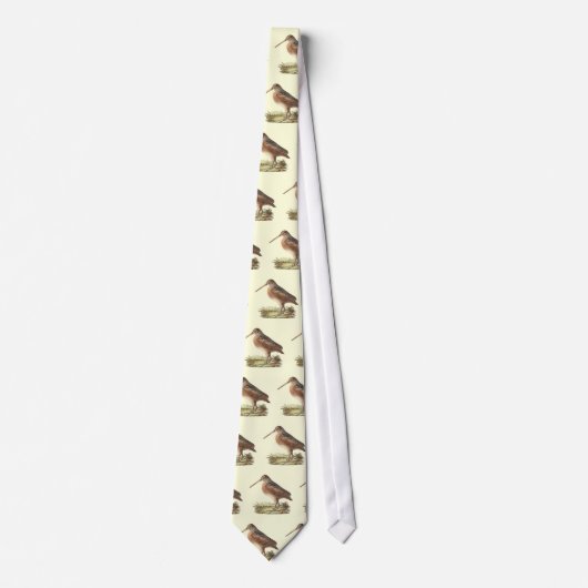 Cravate La bécasse américaine (Rusticola minor) NY Bird (Devant)